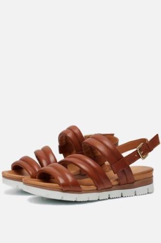 Aqa Sandalen cognac Leer