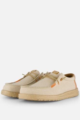 HEYDUDE Wally Coastline Jute Instappers beige