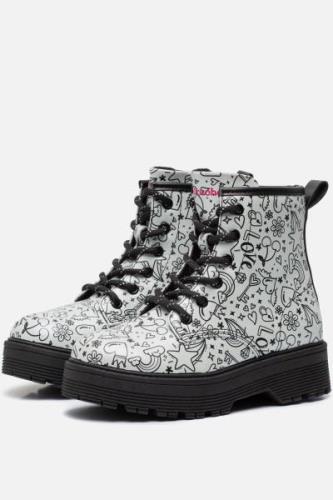 Skechers Gravlen Hi Veterboots wit Synthetisch