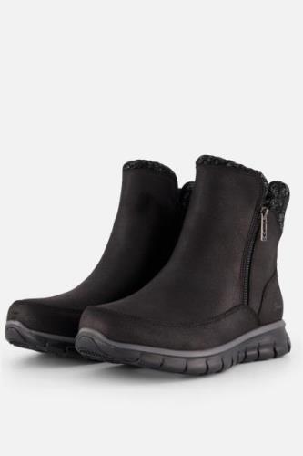 Skechers Synergy zip boots zwart