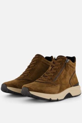 Gabor Rollingsoft Veterboots cognac Suede