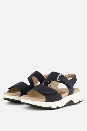 Gabor Rollingsoft Sandalen blauw Nubuck