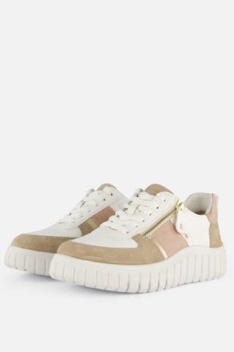 Tamaris Comfort Sneakers beige Leer