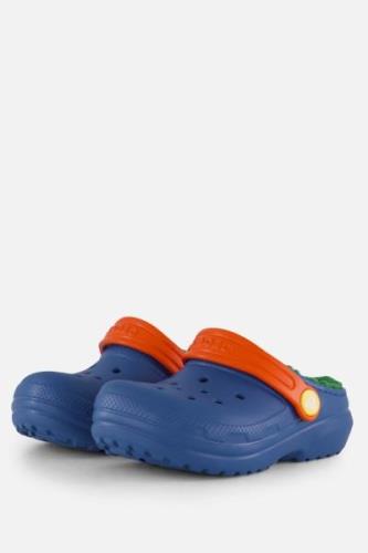 Crocs classic linede clog blauw