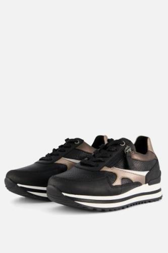 Gabor Sneakers zwart Leer