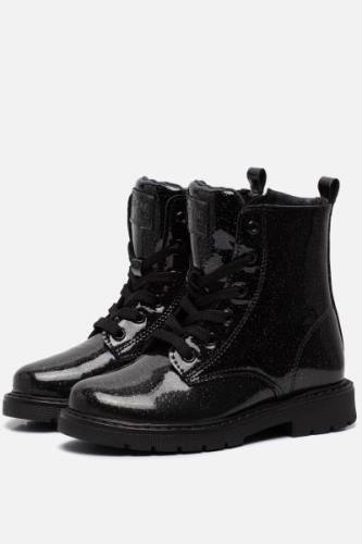 Kipling Ella Veterboots zwart Pu