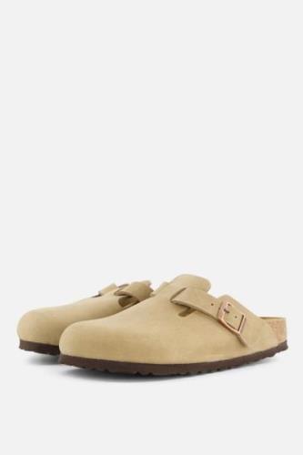 Birkenstock Boston Instappers bruin Leer