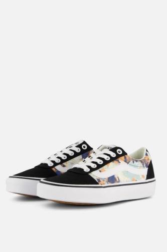 Vans Ward Stripe Floral Sneakers zwart Canvas