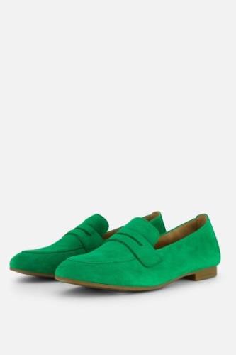 Gabor Instappers groen Suede