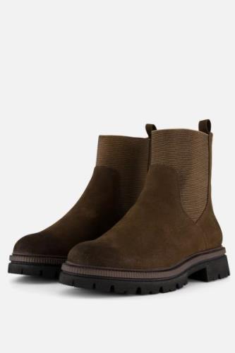 Marco Tozzi Chelsea boots bruin Synthetisch