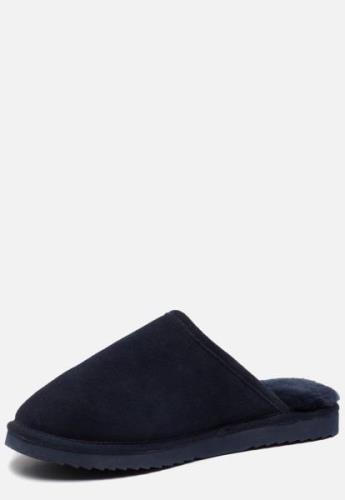 Warmbat Classic Pantoffels blauw Suede