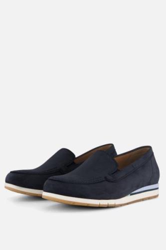 Gabor Instappers blauw Nubuck