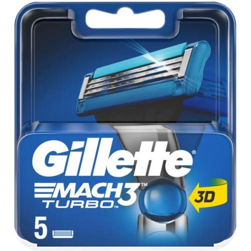 Gillette Mach3 Turbo Men’s Razor Blade Refills 5 St.