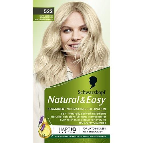 Schwarzkopf Natural & Easy Hair Color 522 Silver Ljusblond