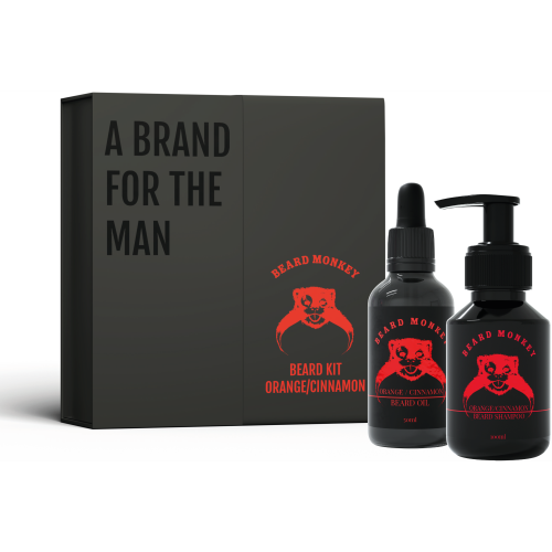 Beard Monkey Orange & Cinnamon Gift Set