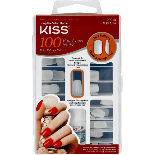 Kiss 100 Nails Short Square