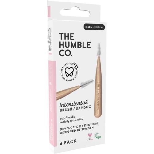 The Humble Co. Interdental Bamboo Brush 6-pack Size 0 Purple