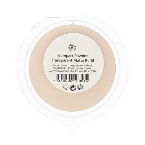 Maria Åkerberg Compact Powder Refill Sticker Transparent Matte