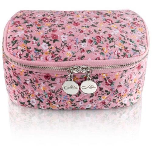 LULU'S ACCESSORIES Cosmetic Case Floral Rose