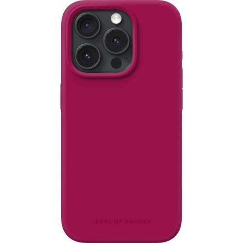 iDeal of Sweden iPhone 15 Pro Silicone Case Magenta