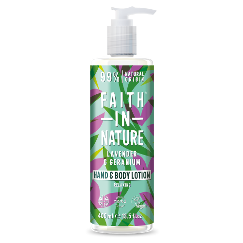 Faith In Nature Hand & Body Lotion Lavender & Geranium    400 ml