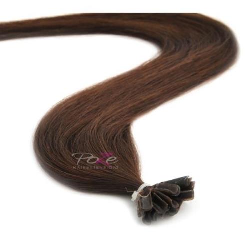 Poze Hairextensions Poze Keratin Premium Extensions 4B Chocolate