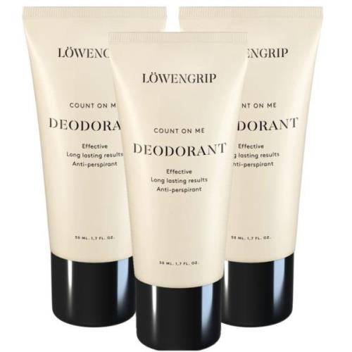 Löwengrip Body Care Count on me - Deodorant 3x50 ml 3 St.