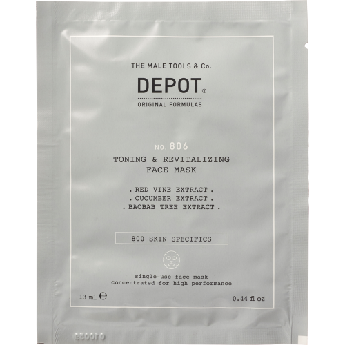 DEPOT MALE TOOLS No. 806 Toning & Reviltalizing  Face Mask