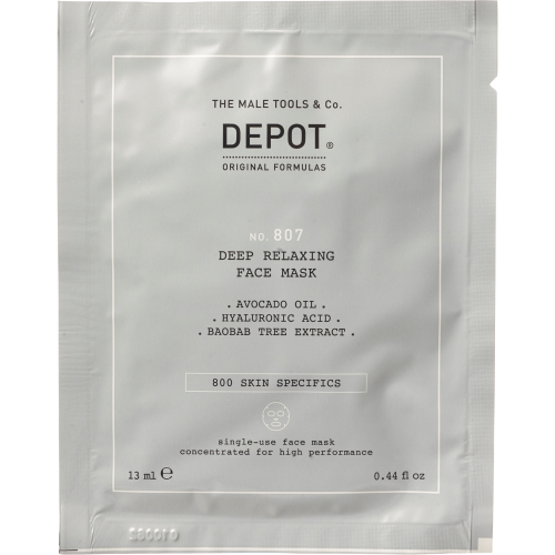 DEPOT MALE TOOLS No. 807 Deep Relaxing Face Mask