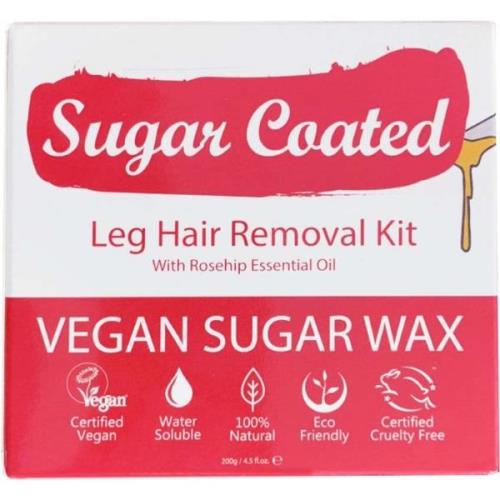 Sugar Coated Leg Hair Removal Kit With Rosehip Essential Oil 200