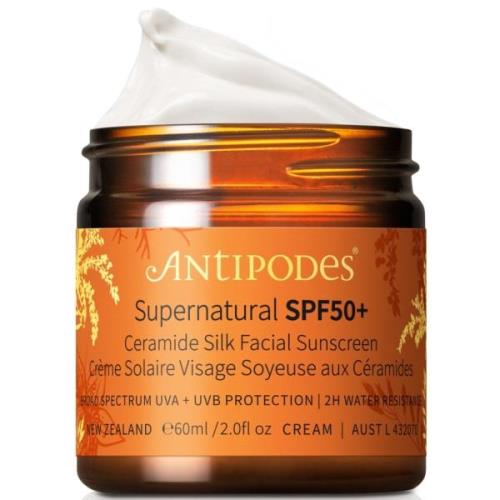 Antipodes Supernatural SPF50 Ceramide Silk Facial Sunscreen 60 ml