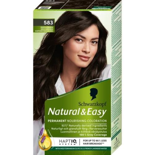 Schwarzkopf Natural & Easy Hair Color 583 Frostig Mörkbrun