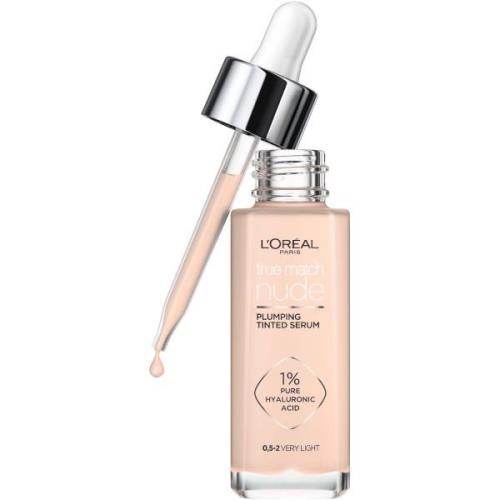 Loreal Paris True Match Nude Plumping Tinted Serum Foundation, 1%