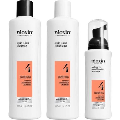 Nioxin System 4 Loyalty Kit for Colored Thinning Hair