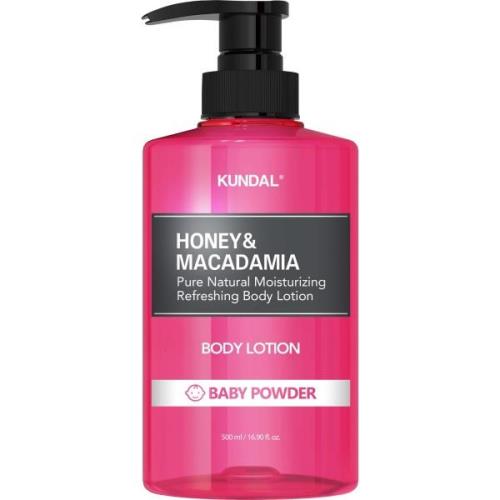 Kundal Honey & Macadamia Pure Body Lotion Baby Powder 500 ml