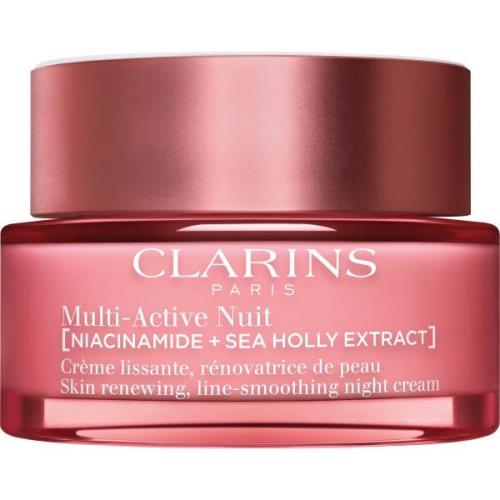 Clarins Multi-Active Skin renewing, Line-smoothing Night Cream Al