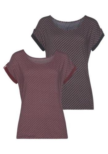 NU 20% KORTING: Vivance T-shirt met klein beleg en goudkleurige knoop ...