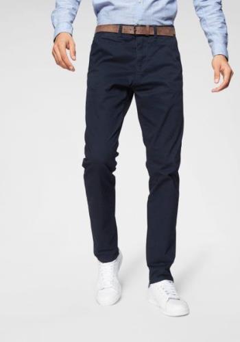 Tom Tailor Denim Chino licht voorgewassen (set, Met riem)