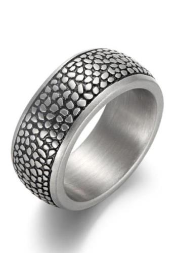 Firetti Ring 10,0 mm, reptiel-look, mat, gestructureerd