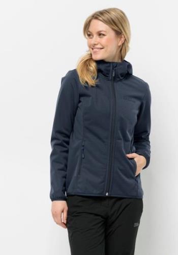 Jack Wolfskin Softshell-jack WINDHAIN HOODY W