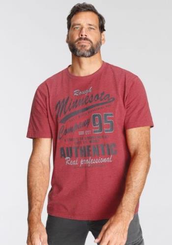 Man's World T-shirt met print in vintage-look