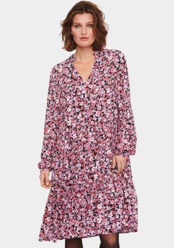 NU 20% KORTING: Saint Tropez Gedessineerde jurk EdaSZ LS Dress