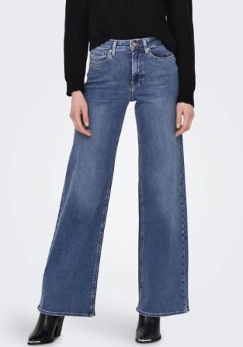 Only High-waist jeans ONLMADISON BLUSH HW WIDE DNM CRO372 NOOS