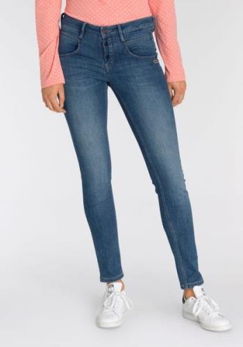 GANG Skinny fit jeans 94Medina met stijlvolle, half open knoopsluiting