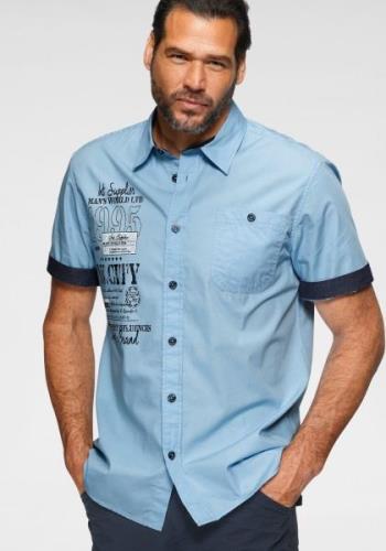 NU 25% KORTING: Man's World Overhemd met korte mouwen met print