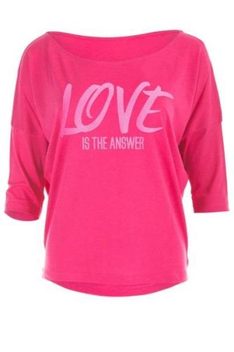 Winshape Shirt met 3/4-mouwen MCS001 ultralicht met neon pinkkleurige ...