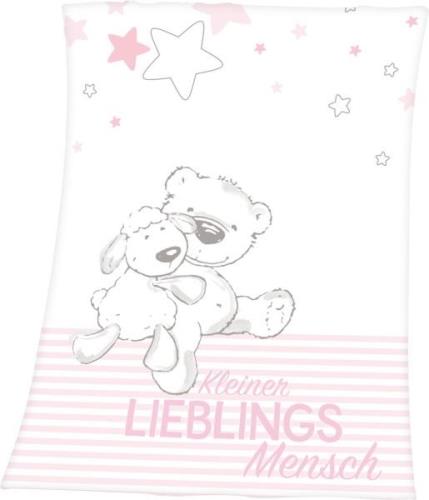 Baby Best Babydeken Kleine favoriete persoon met een leuk motief en op...