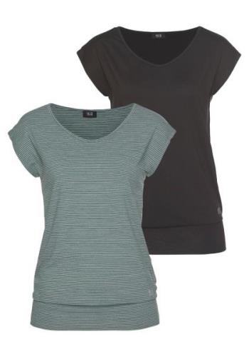 NU 20% KORTING: H.I.S Functioneel shirt (Set van 2)