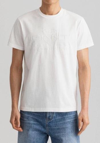 NU 20% KORTING: Gant T-shirt D.1 GANT PRIDE PIQUE met logoborduursel o...