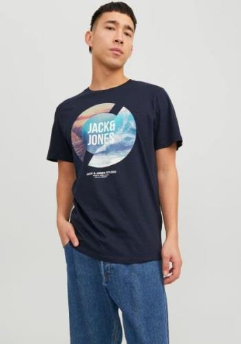 Jack & Jones Shirt met ronde hals JJTRESOR TEE SS CREW NECK